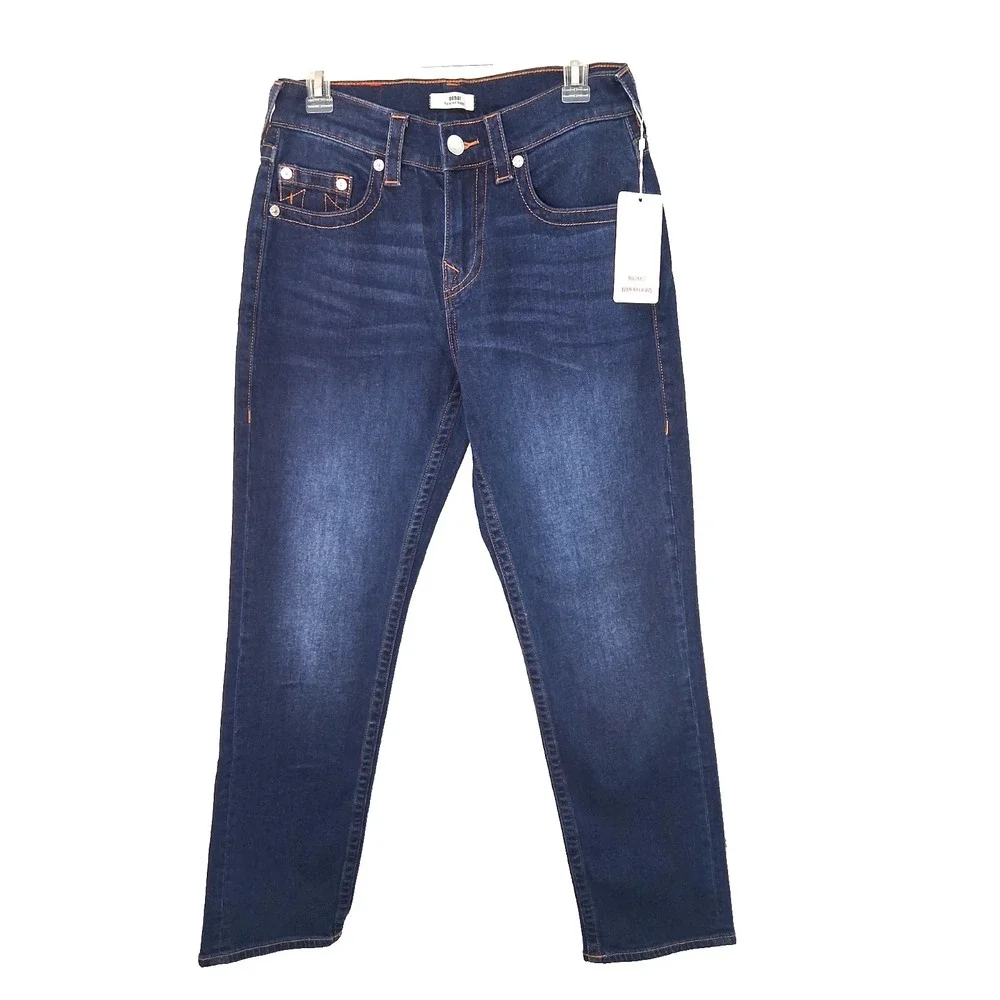 True‎ Religion Bobby Relaxed Baggy Jeans Size 28 X 30 Dark Wash Indie Sleaze
